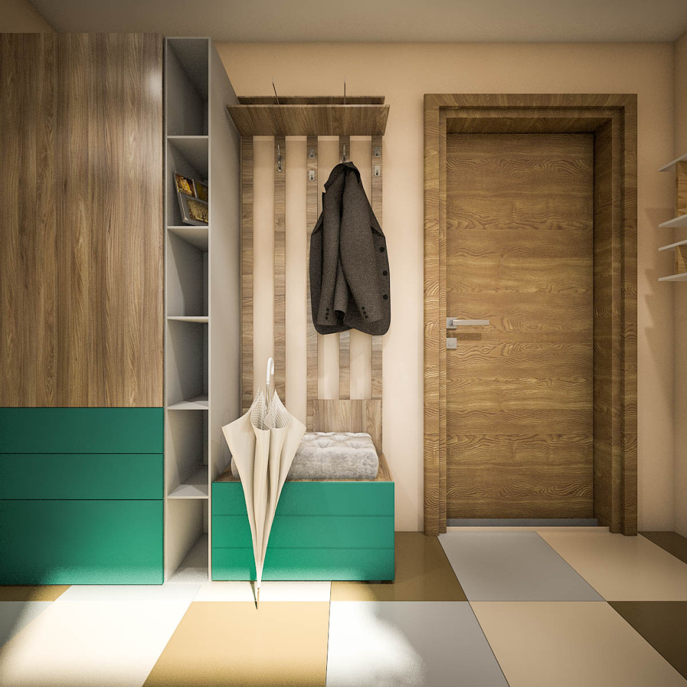 Кухня-столовая для молодой семьис одним ребенком