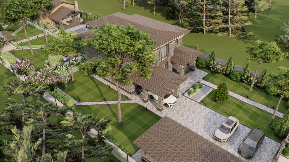 Полный цикл проектирования участка с домом