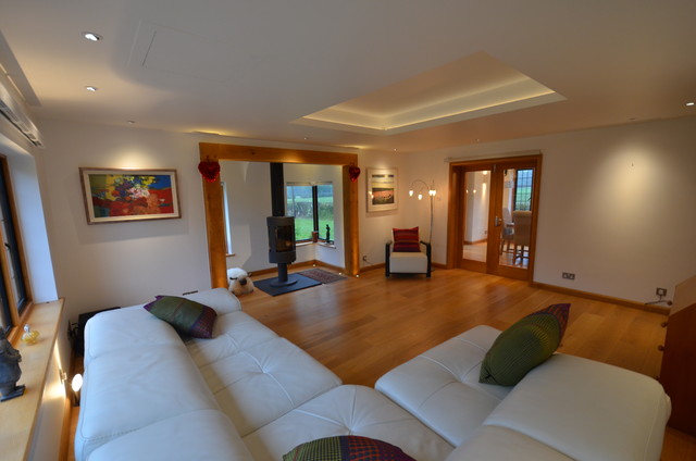 Kensington London Renovation builders modern-living-room