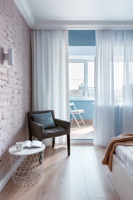 Surf 98м2 industrial-schlafzimmer