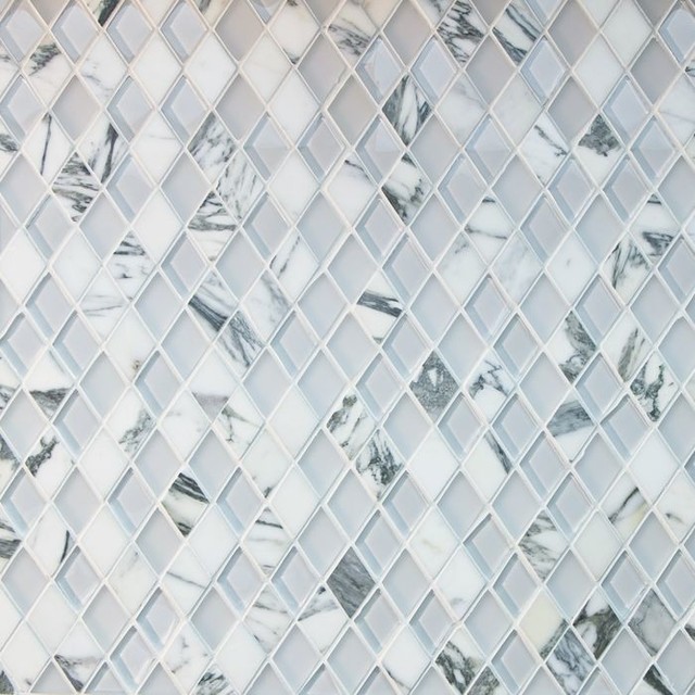 Gl Stone Tile Frosted Diamond Travertine Reviews Frosted Diamond Gl Travertine Tile White And Gray 11 X11