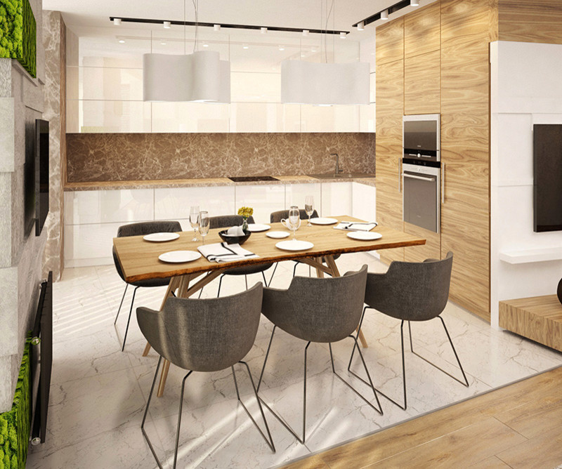 Квартира площадью 97,0 м2 в стиле "Эко"