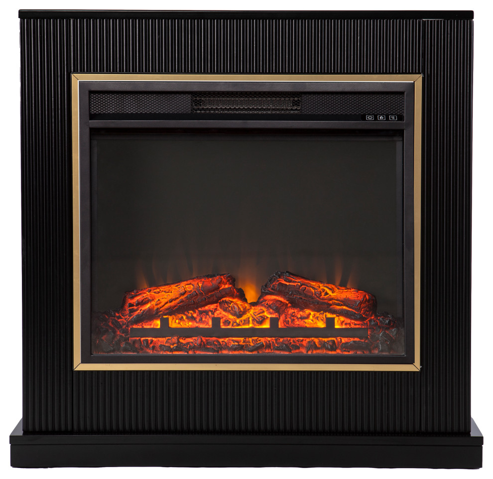 Vannes Contemporary Base Electric Fireplace