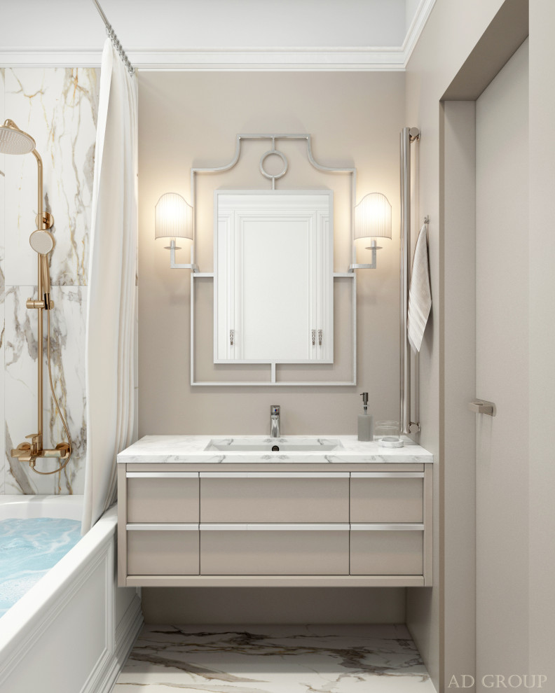 Квартира 105 м2 Современная классика