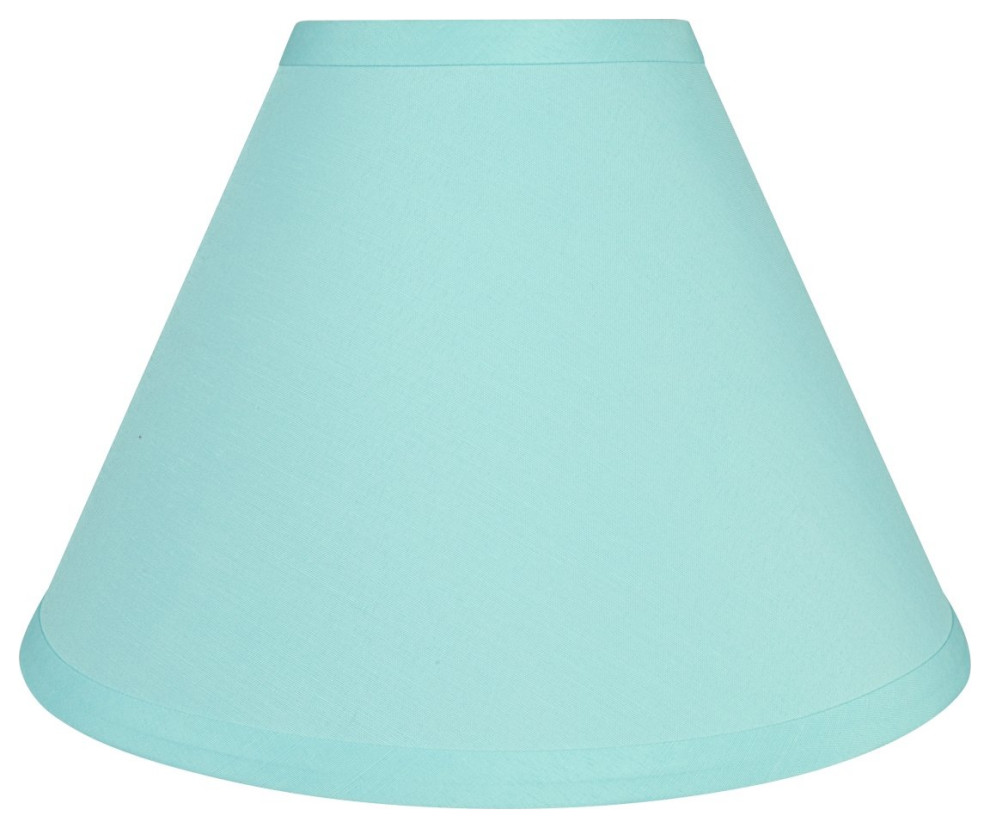 58754 Hardback Empire UNO Lamp Shade, Light Blue, 4"x10"x7