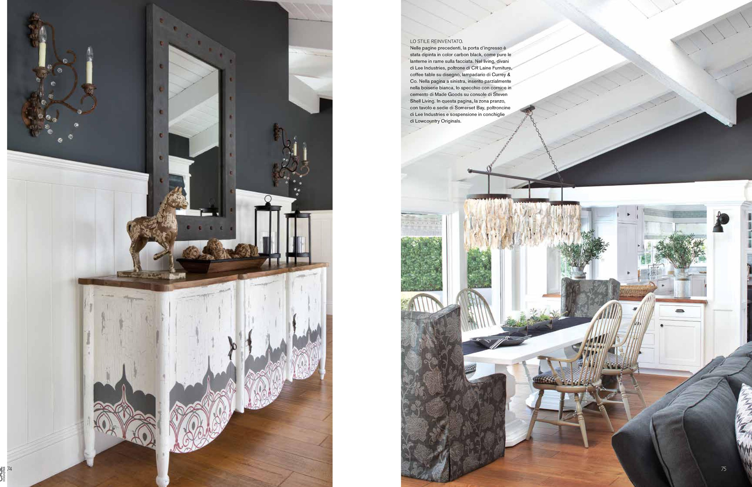 Cottage dining room photo in Miami