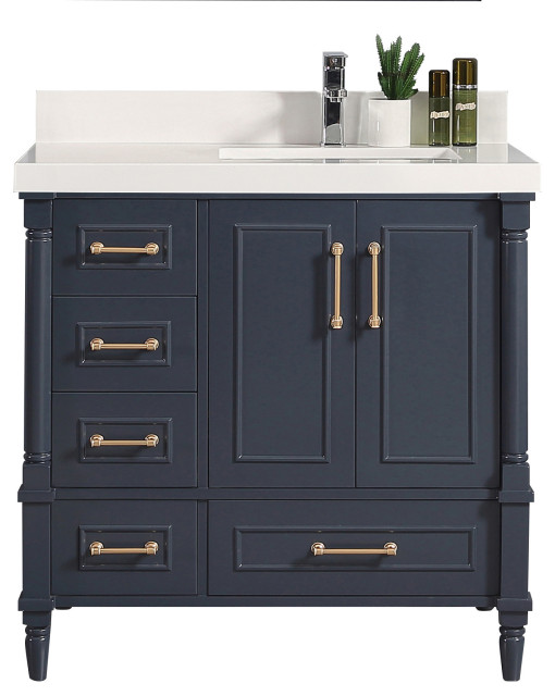 Willow Collections Aberdeen Bathroom Vanity Traditional Bathroom