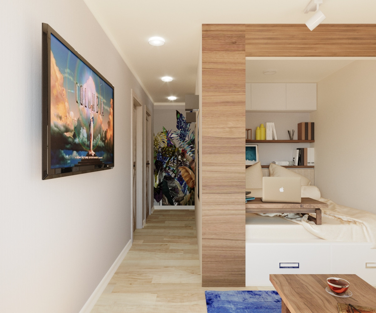 Спальня в кубе