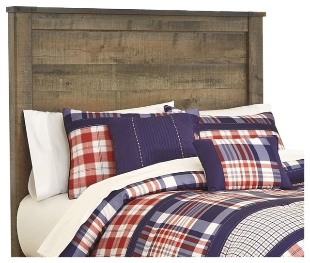 Ashley Trinell Wood Panel Headboard Brown Rustic Headboards Ashley Trinell Wood Panel Headboard Brown Rustic Headboards By Homesquare