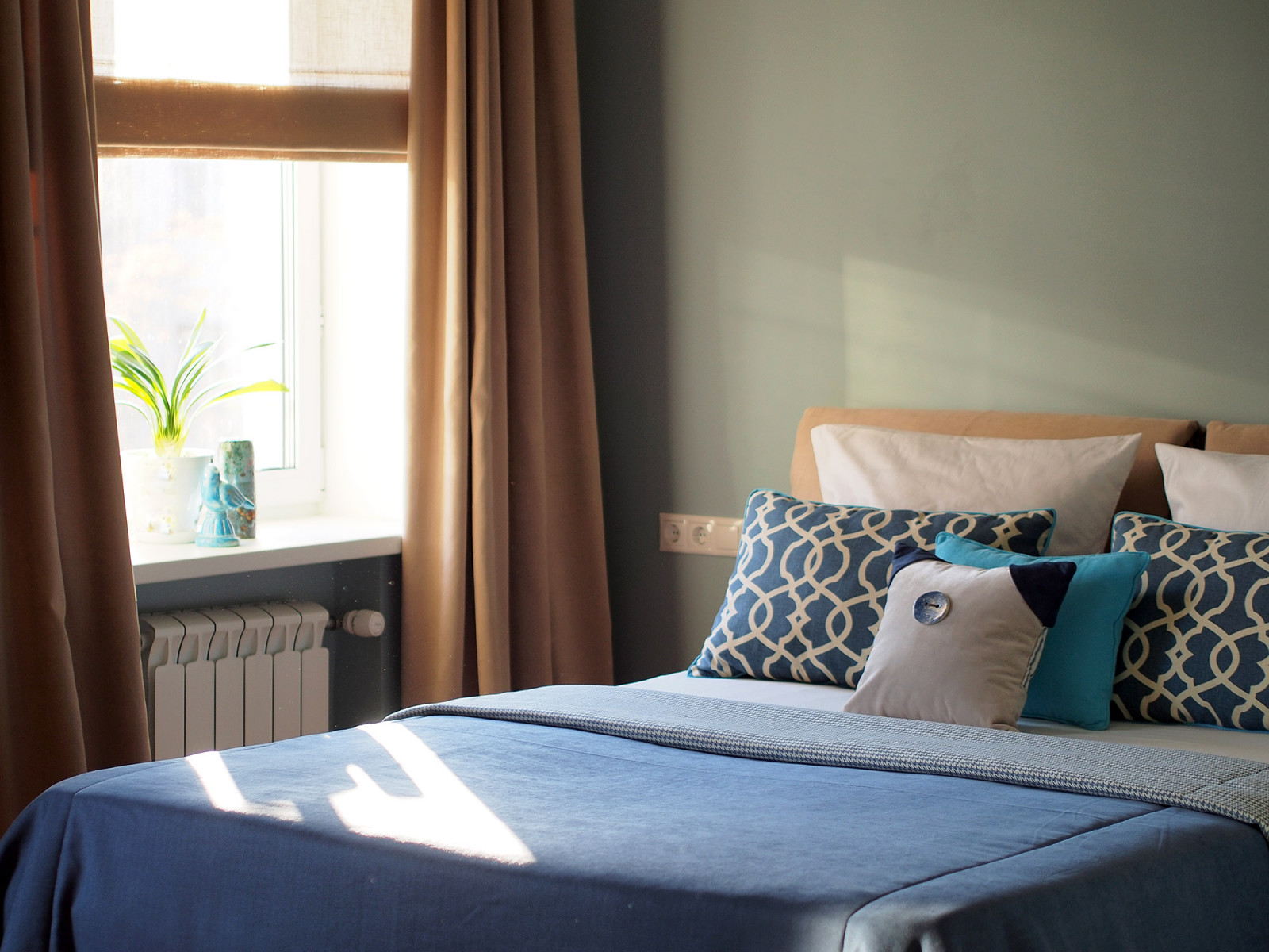 Текстильное оформление квартиры на Бульваре Карбышева