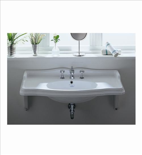 Whitehaus Ar864-Mnslen Wall Mount Bathroom Sink