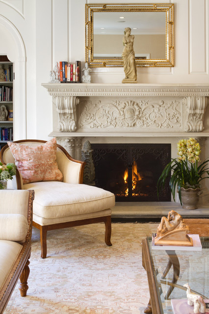 French Colonial Living Room - Traditional - Living Room - Los Angeles ...