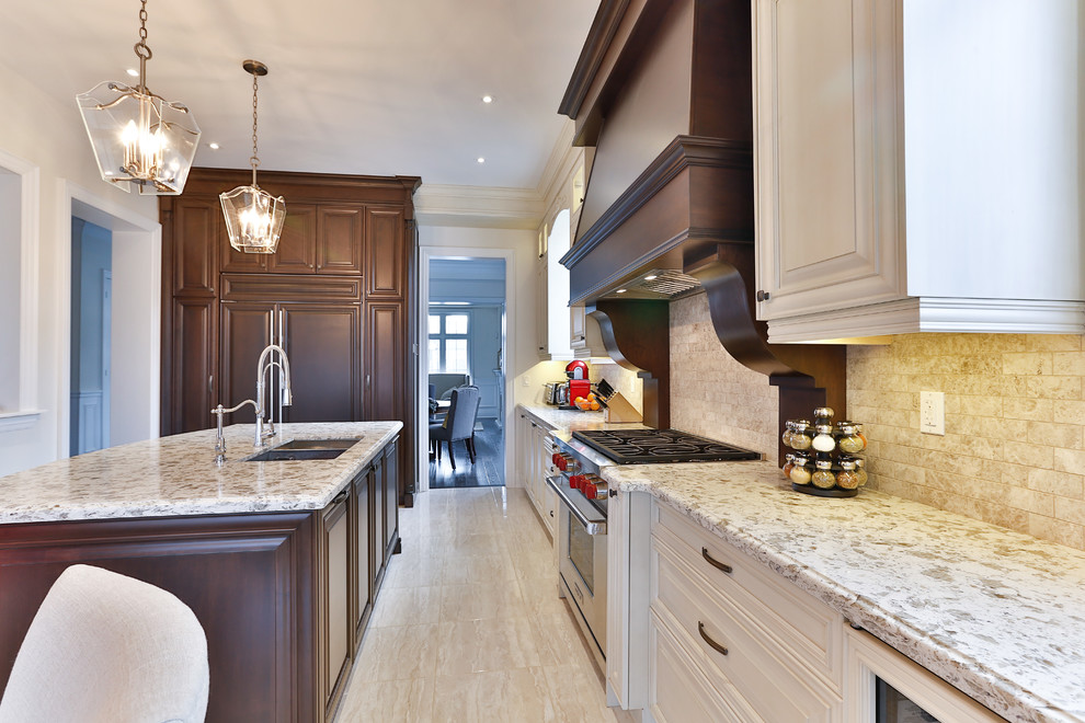 Inspiration for a transitional kitchen remodel in Toronto