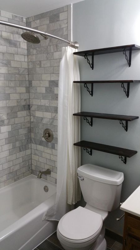 Inspiration for a transitional bathroom remodel in DC Metro