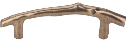 Top Knobs  -  Aspen Twig Pull 3 1/2" (c-c) - Light Bronze