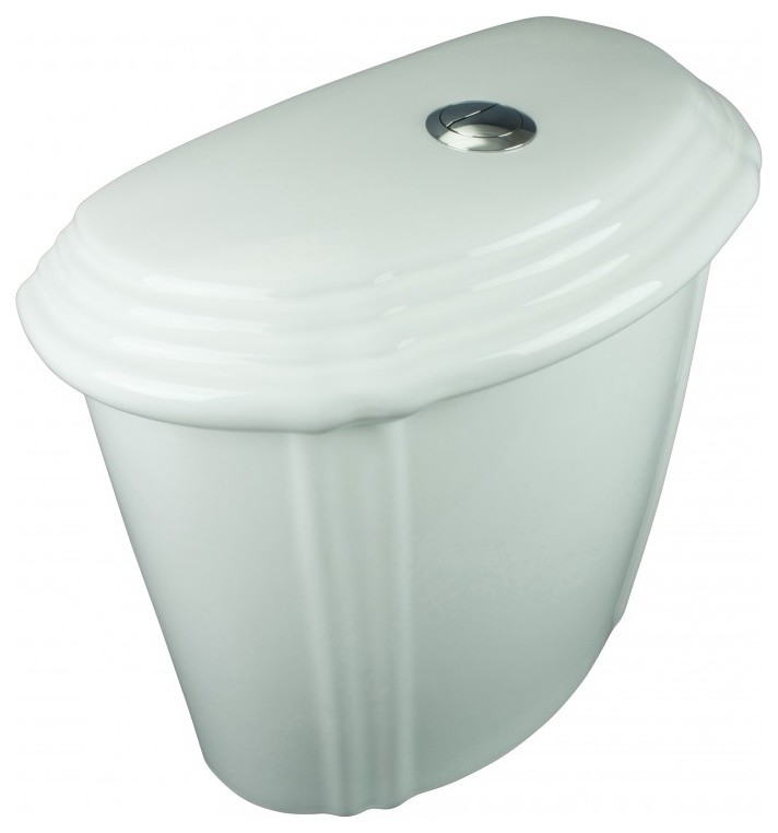 Toilet Part White Sheffield Dual Flush Toilet Tank Only |