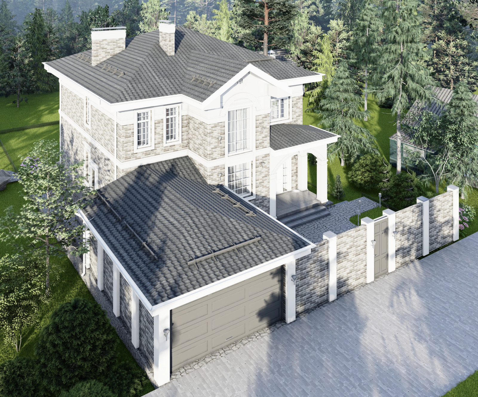 Дом в классическом стиле