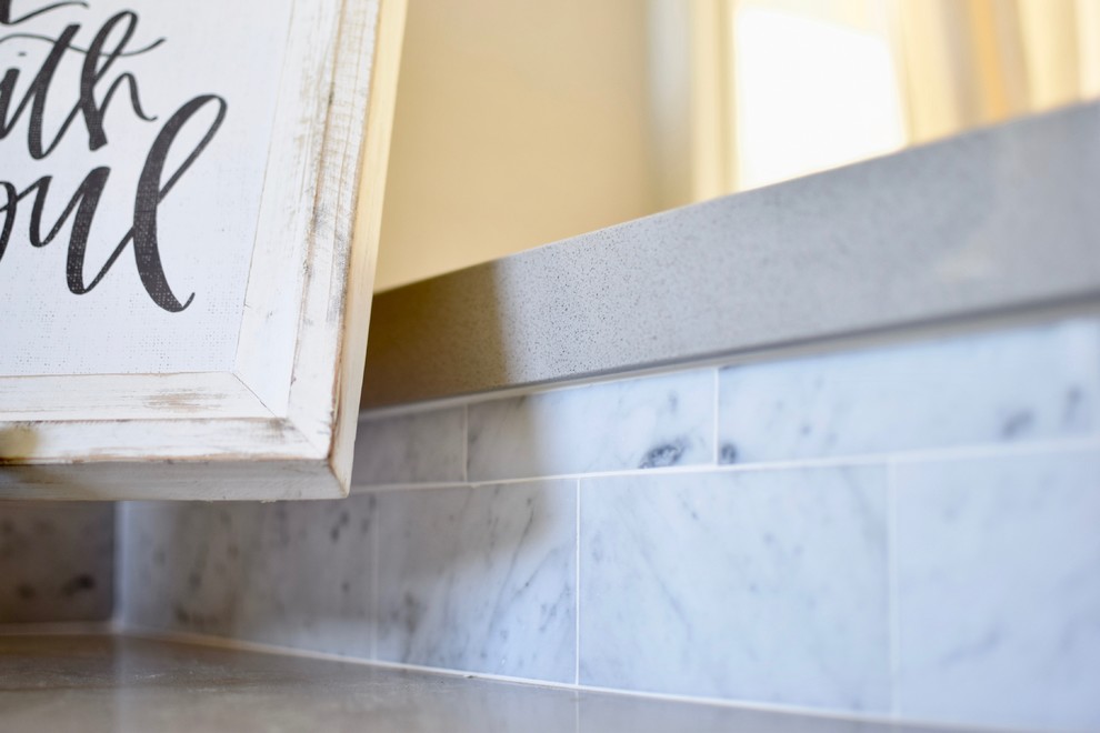 Example of a transitional home design design in Orange County