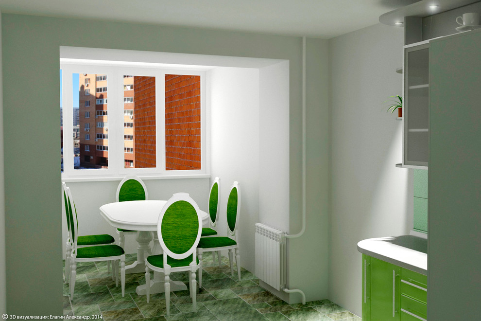 Форэскиз перепланировки кухни