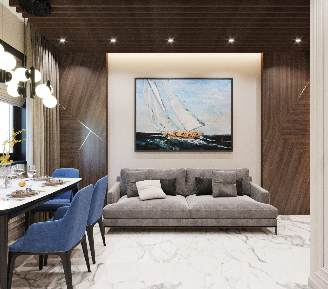 Дизайн-проект квартиры в ЖК Лаванда в Симферополе