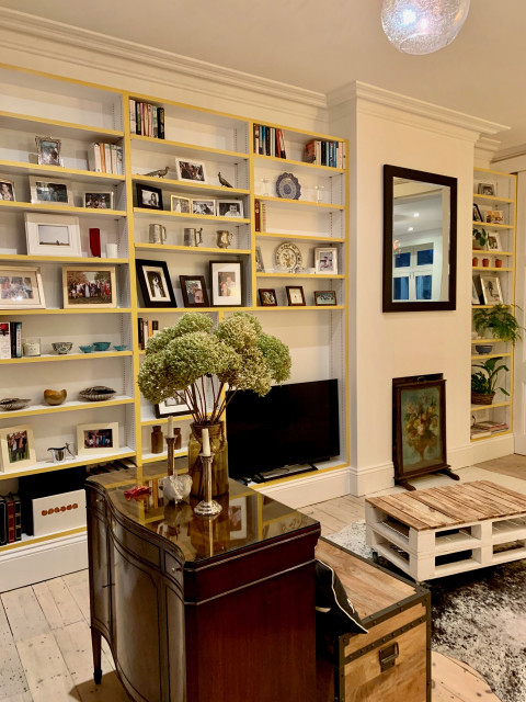 Interior Styling Update, East Putney - After klassisk-dagligstue