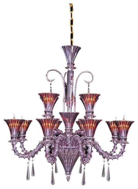 Royal Crystal Lighting Murano Glass Chandelier 12 Lights