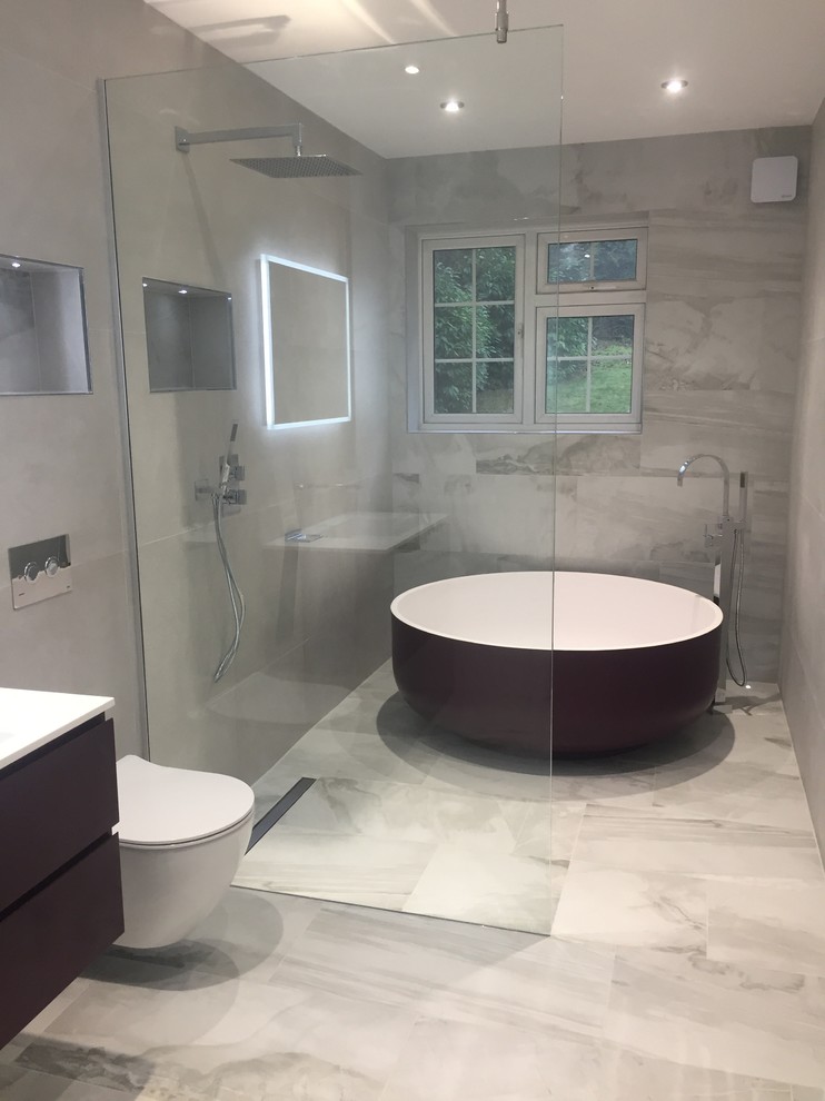 Esempio di una stanza da bagno minimal di medie dimensioni