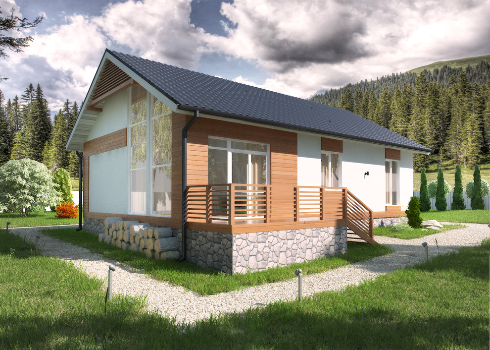 Проект отделки фасада индивидуального жилого дома