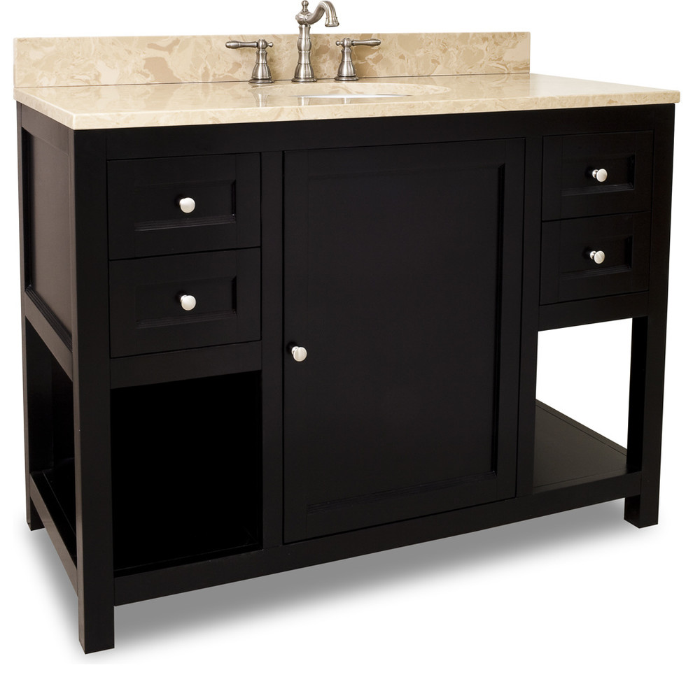 48" Astoria Modern Vanity by Jeffrey Alexander in Espresso Finish