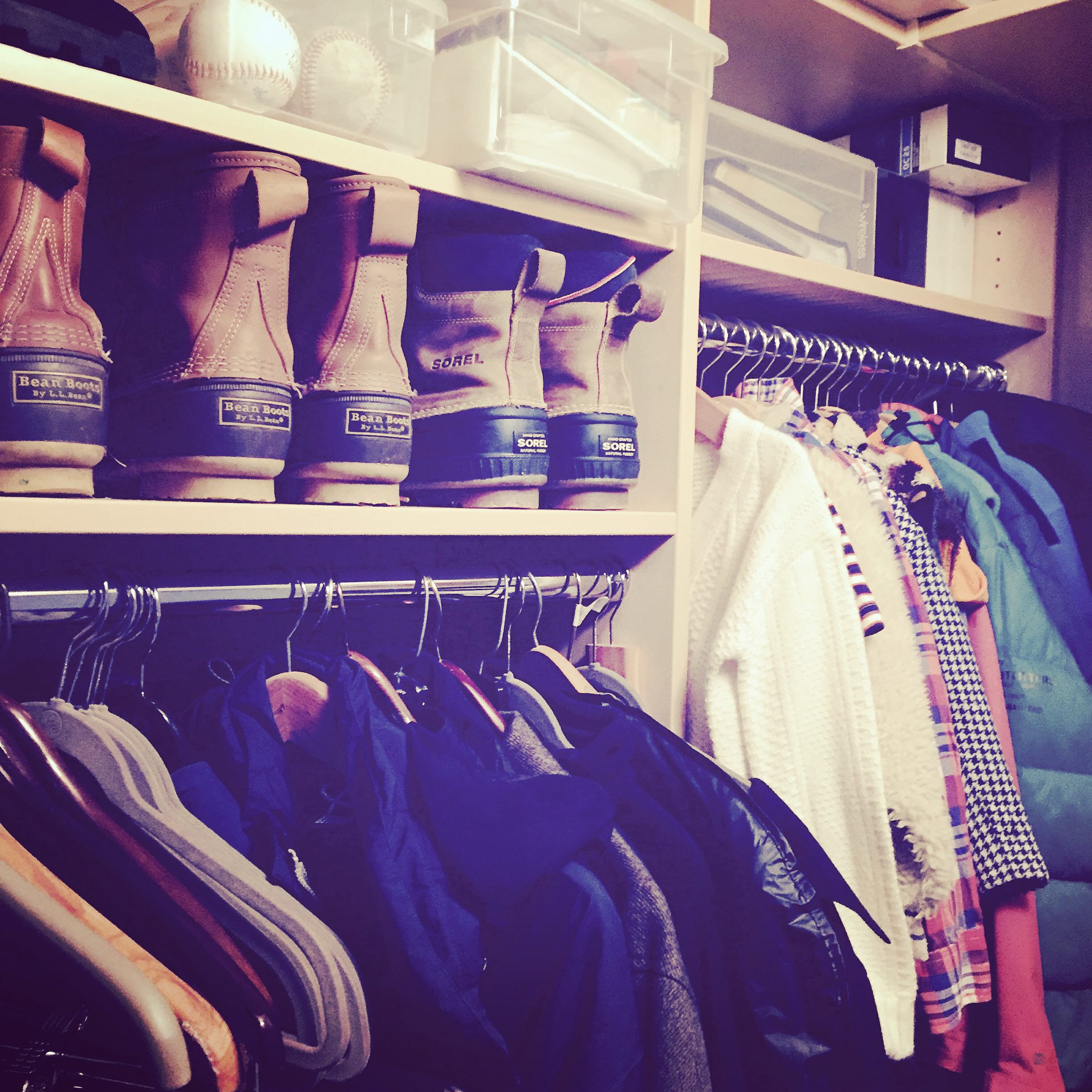 Closet and pantry organization