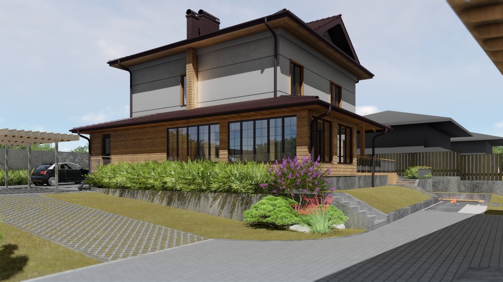 Полный проект частного дома в пос. Новый, Калининградская обл.