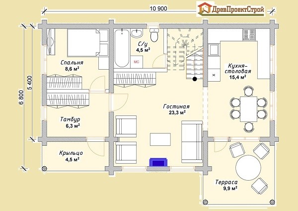 Проект дома № 76