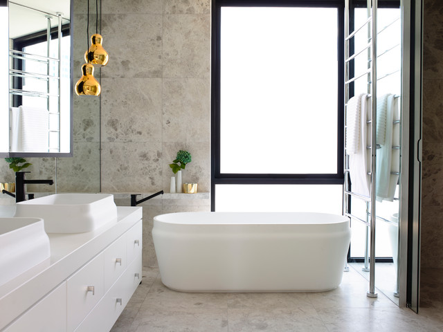 Chambers St contemporary-bathroom