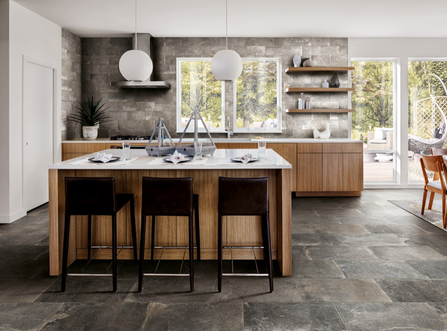 Example of a transitional kitchen design in Baltimore