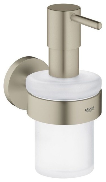 Grohe 40 448 Essentials Wall Mounted Soap Dispenser - Brushed Nickel