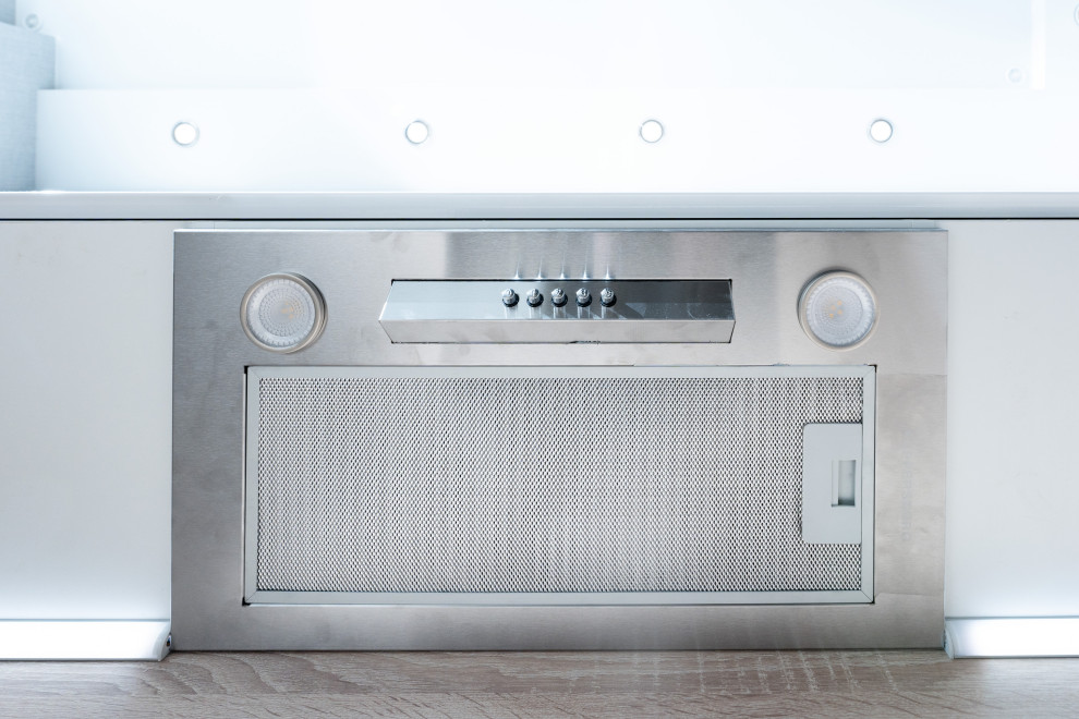 Кухня с интегрированными ручками