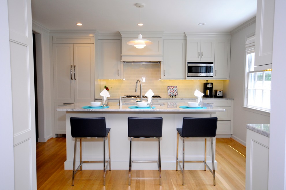 Inspiration for a transitional kitchen remodel in DC Metro