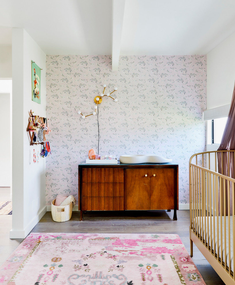Design ideas for a midcentury kids' room in Other.