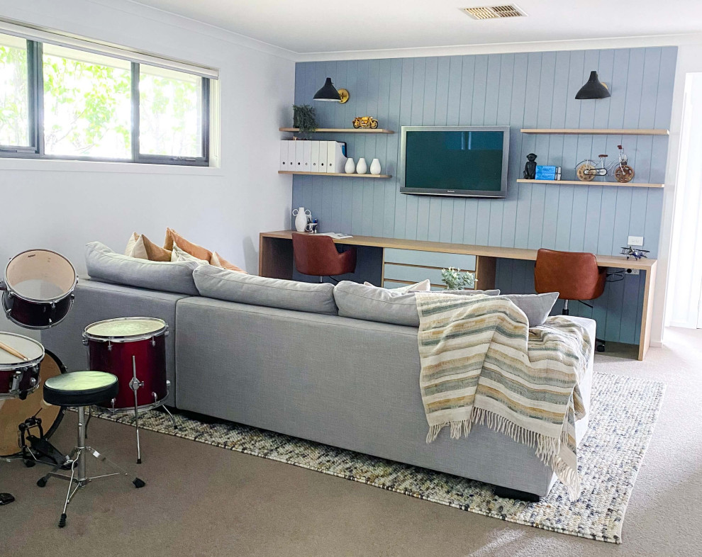 Photo of a transitional kids' room in Melbourne.