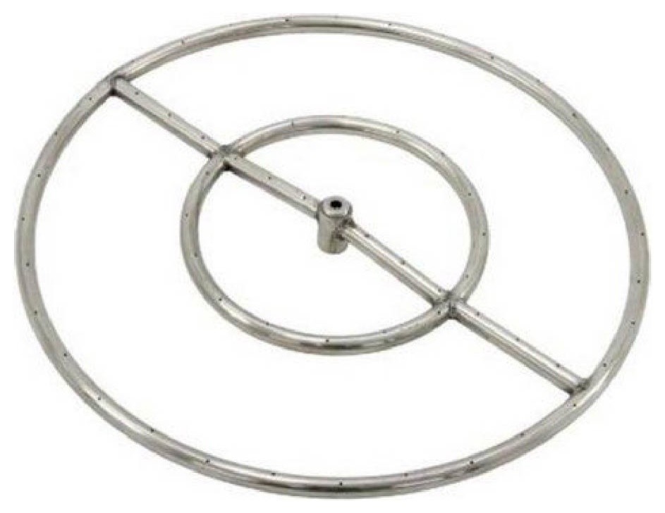 Stainless Steel Fire Pit Burner Ring Natural Gas 12