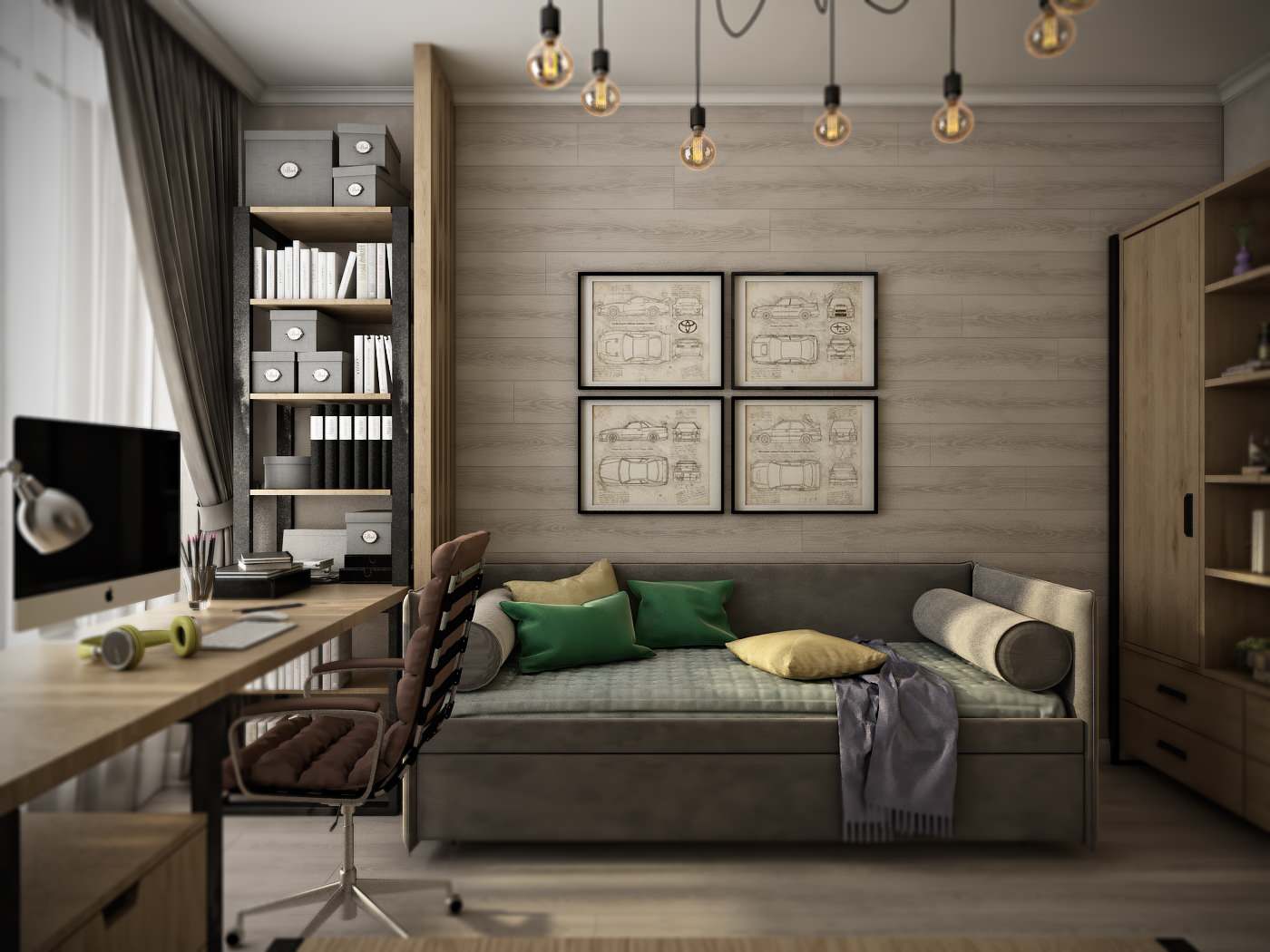 Комната для мальчика-подростка