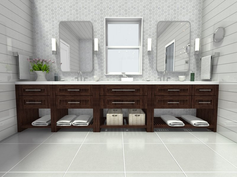Bathroom - transitional bathroom idea
