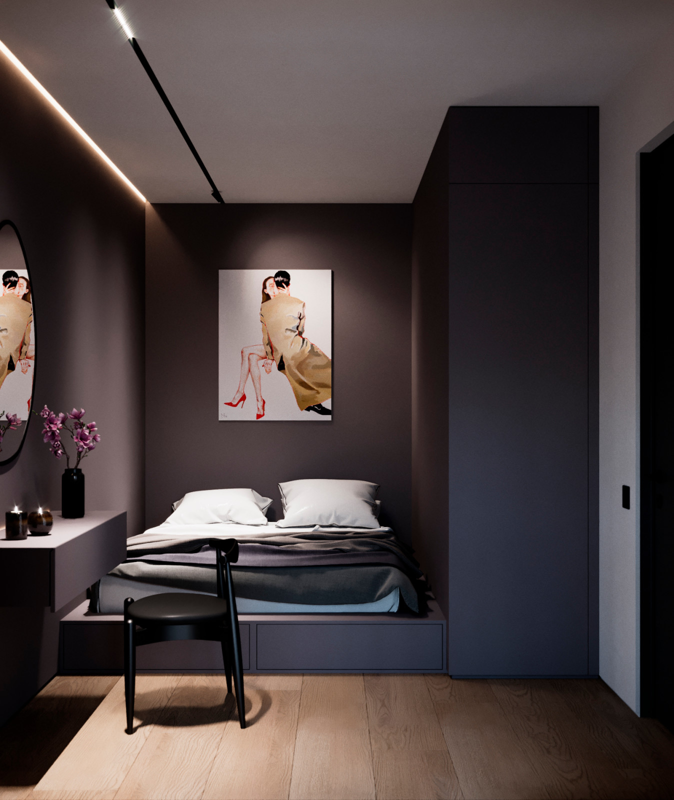 Черно-белая квартира