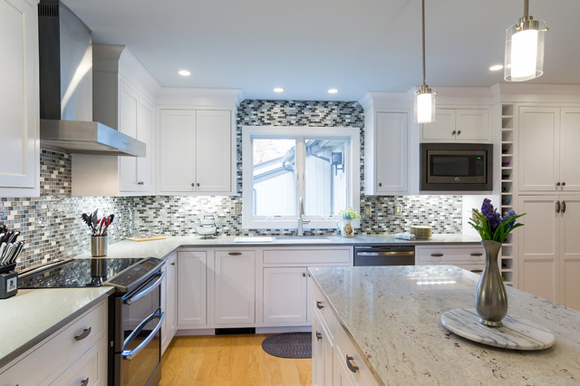 Grey Toned Kitchen Countertops In West Chester Pa Transitional