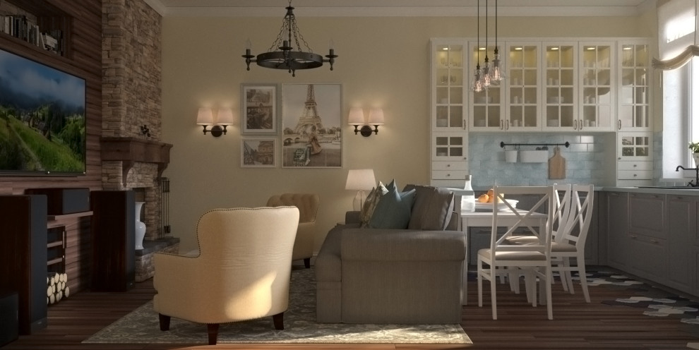 Гостиная-кухня