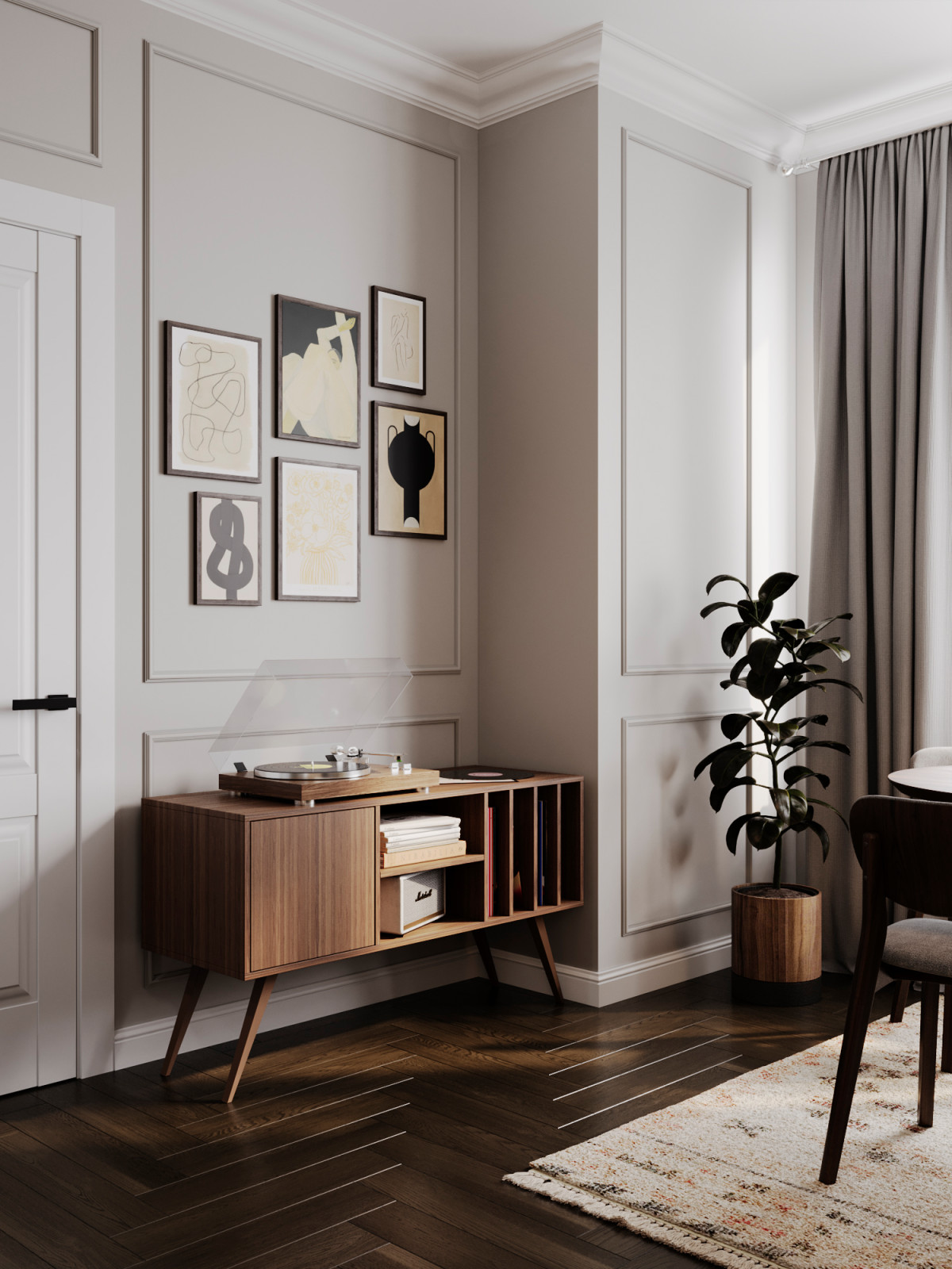 Уютный интерьер в ЖК Западный Порт