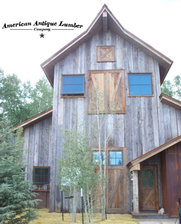 Reclaimed Barn Wood Siding Rustic Exterior Denver Reclaimed Barn Wood Siding Rustic Exterior Denver