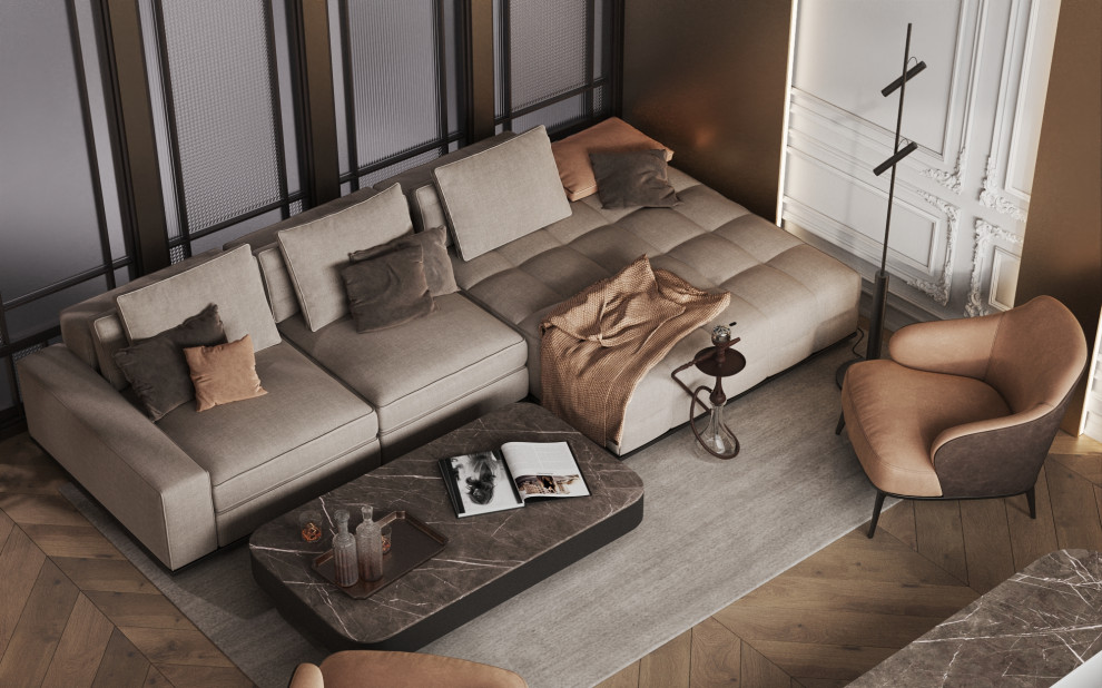 Гостиная с домашним кинотеатром