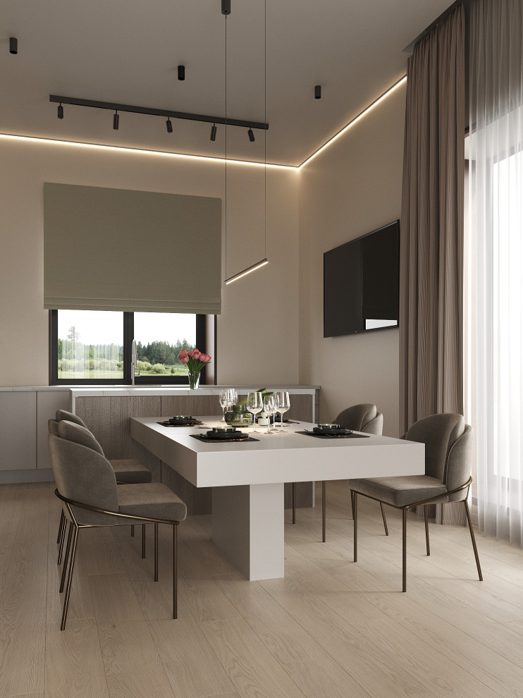 Визуализация Кухня-Гостиная