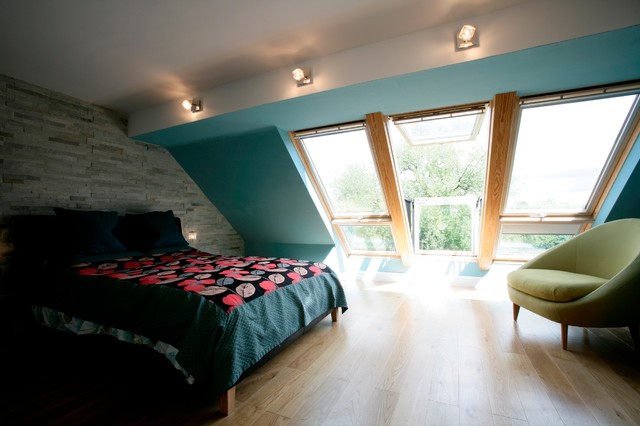 Funky loft conversion contemporary-sovrum